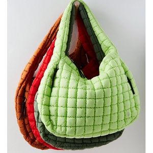 Free People Movement Quilted Carryall. Black. Excellent condition.